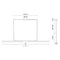 Kuzco LP73073 Vesper 2-lt 73" LED Linear Pendant