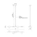 Kuzco LP96840-UNV Jayden 40" LED Linear Pendant