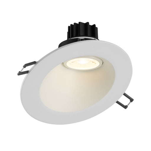 Lotus LRG3 4" 7.5W LED Sloped Round Regressed Gimbal, Dim to Warm