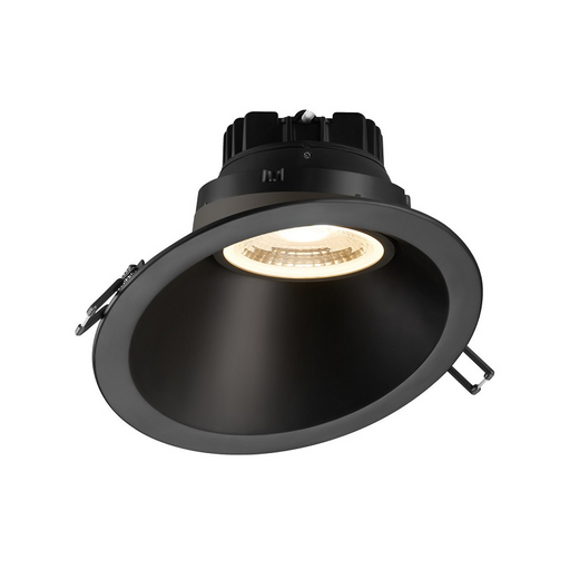 Lotus LRG6-HO 6" 18W LED High Output Sloped Round Regressed Gimbal, 5CCT Selectable - Black