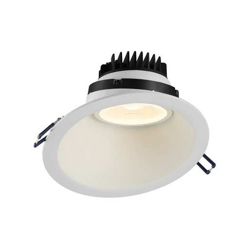 Lotus LRG6 6" 15W LED Sloped Round Regressed Gimbal, 5CCT Selectable - White