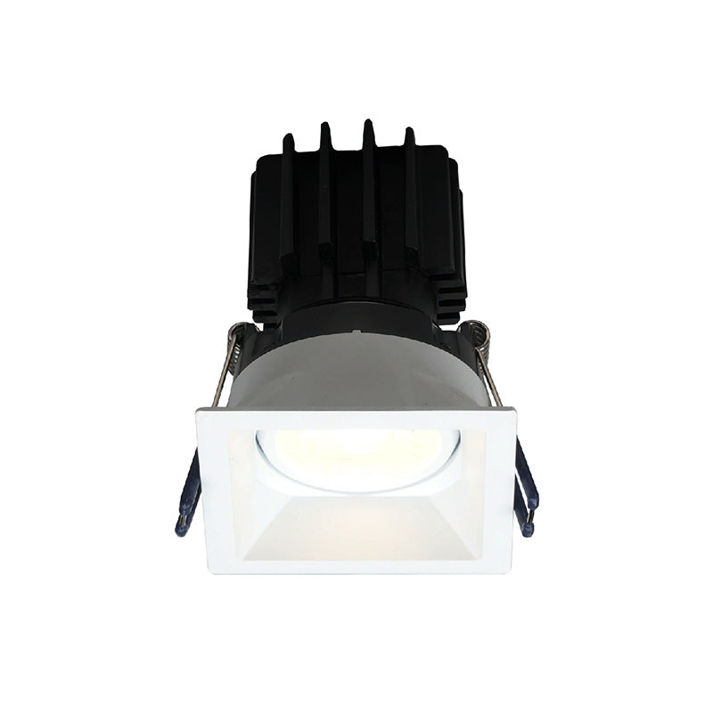 Lotus LSG3-3018K-HO-TT 3" Square 11W LED High Output Regressed Gimbal Thin Trim, Dim to Warm, 750 Lumens, 120V - White
