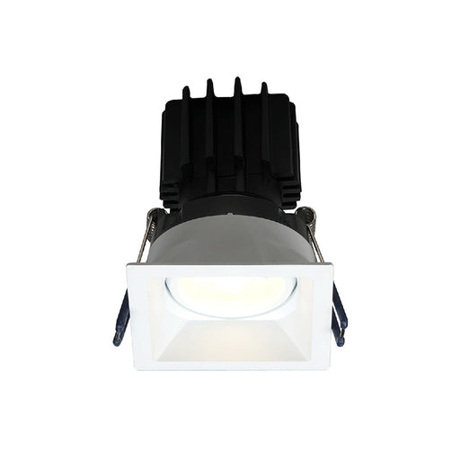 Lotus LSG3-5CCT-HO-TT 3" Square 11W LED Regressed Gimbal Thin Trim, 5CCT & Lumens Selectable, 120V - White