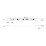 Core LSG-60 1-ft 120V Plugin LED Tape Light, 6W/ft., IP67 Rated
