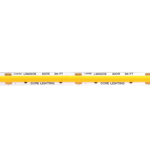 Core Lighting LSM-32CB Indoor COB Linear LED Strip Tape Light 3.2W/FT