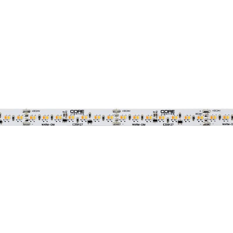 Core LSM-40WD-10MM 1-ft Auto Warm-Dim 24V Flexible LED Strip Light, 4W/ft., IP20 Rated