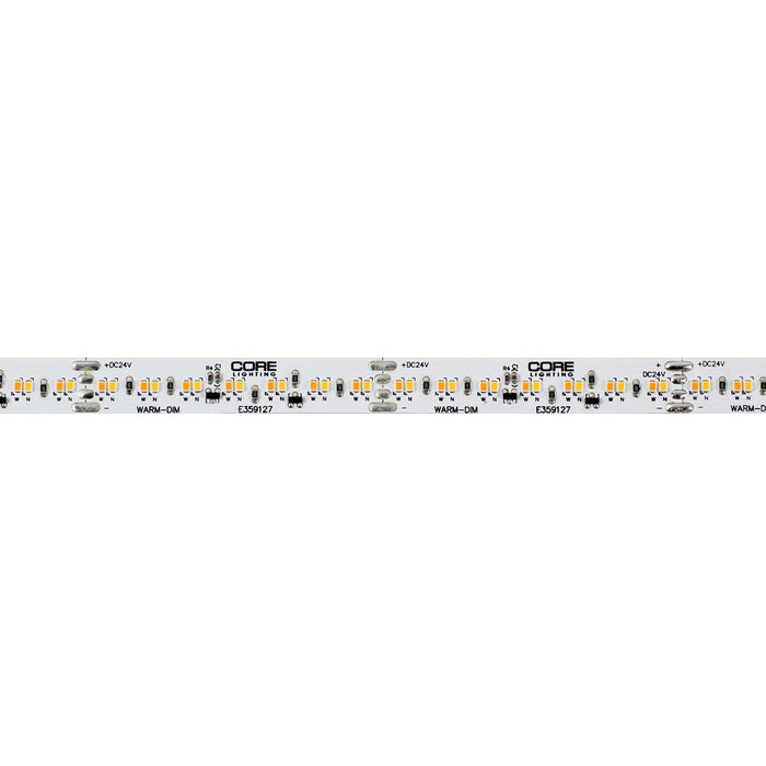 Core LSM-40WD-10MM 1-ft Auto Warm-Dim 24V Flexible LED Strip Light, 4W/ft., IP20 Rated