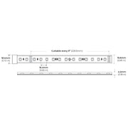 Core LSPW50-RGBW 16-ft Outdoor Color-Changing+White LED Strip Light, 4.4W/ft., 24V