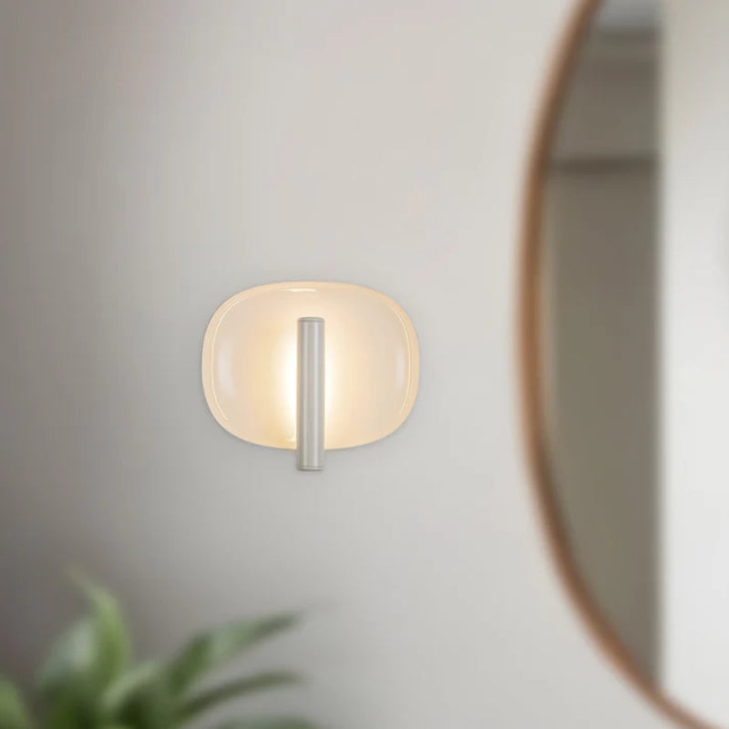 Kuzco WS20809 Lustre 1-lt 9" LED Wall Sconce - Pearl White