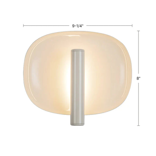Kuzco WS20809 Lustre 1-lt 9" LED Wall Sconce - Pearl White