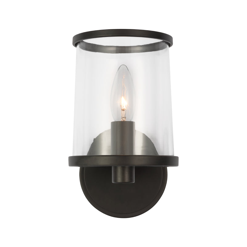 Visual Comfort LV1081 Reynolds 1-lt 9" Tall Bath Sconce - Aged Iron