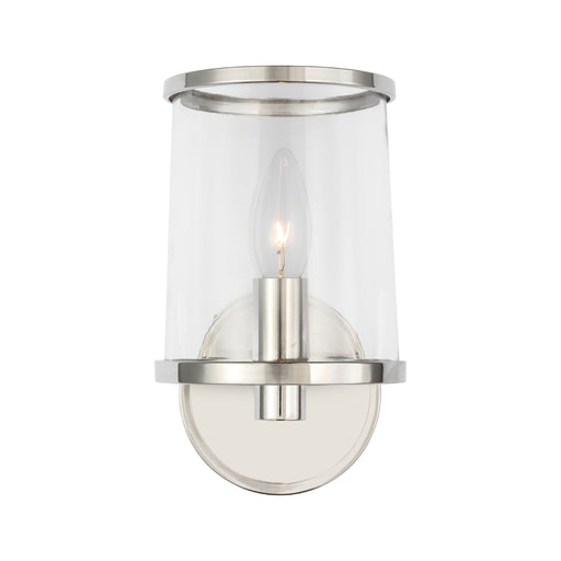 Visual Comfort LV1081 Reynolds 1-lt 9" Tall Bath Sconce - Polished Nickel