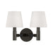 Visual Comfort LW1152 Grayson 2-lt 13" Wall Sconce - Aged Iron