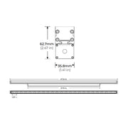 Core LWW120-SL 48" 36W High-Output RGBW Outdoor LED Wall Washer, 120V-277V