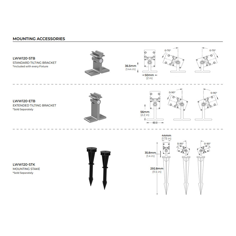 Core LWW120-SL 48" 36W High-Output RGBW Outdoor LED Wall Washer, 120V-277V