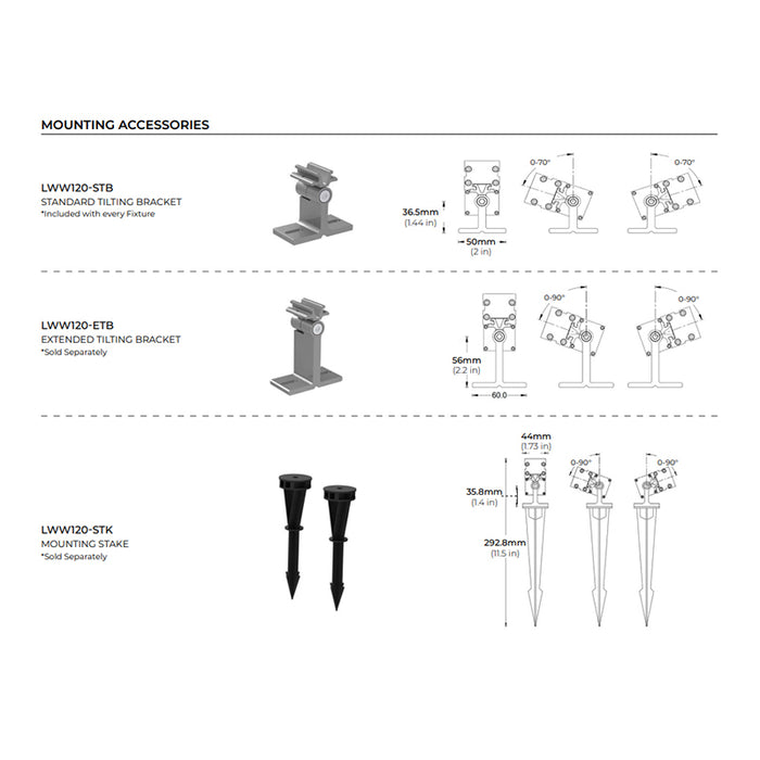Core LWW120-SL 48" 36W High-Output RGBW Outdoor LED Wall Washer, 120V-277V
