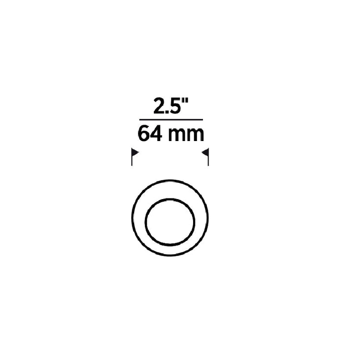 Entra ENCL2RR CL 2" 12W LED Round Flangeless Wall Wash Remodel Downlight