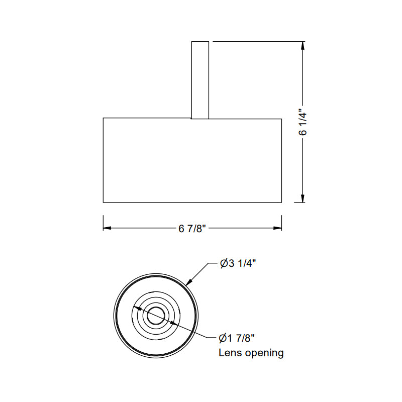 Bruck LXPRO-TW-10LM-2765 16W LED Track Head, 2700K to 6500K Tunable White, 1090 Lumen