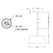 Bruck LX Pro 3" LED Warm Dim Monopoint, 950 lm