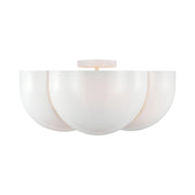 Visual Comfort LXF1004 Cheverny 4-lt 20" Semi Flush Mount - Matte White