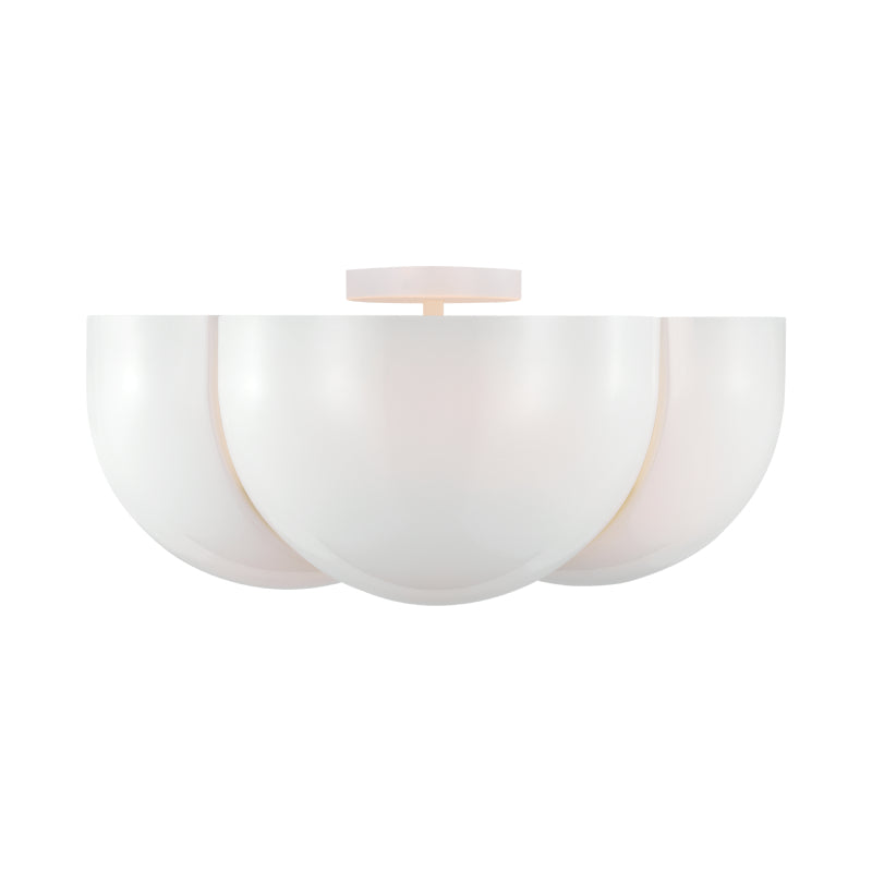 Visual Comfort LXF1004 Cheverny 4-lt 20" Semi Flush Mount - Matte White