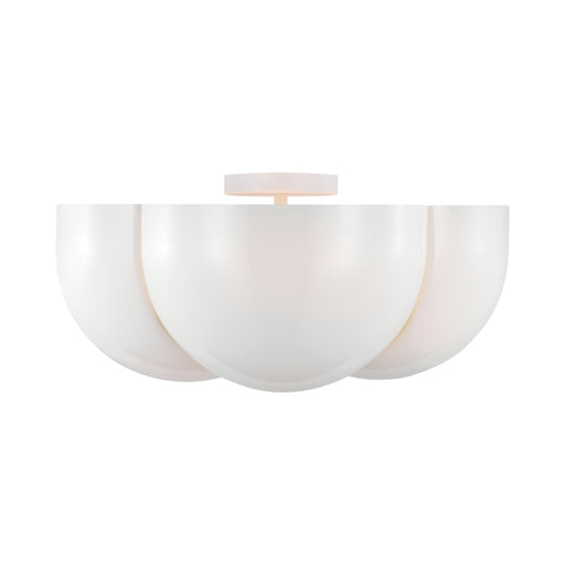 Visual Comfort LXF1004 Cheverny 4-lt 20" Semi Flush Mount - Matte White