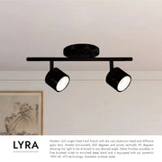 Kuzco TR10015 Lyra 2-lt 15" LED Track Light