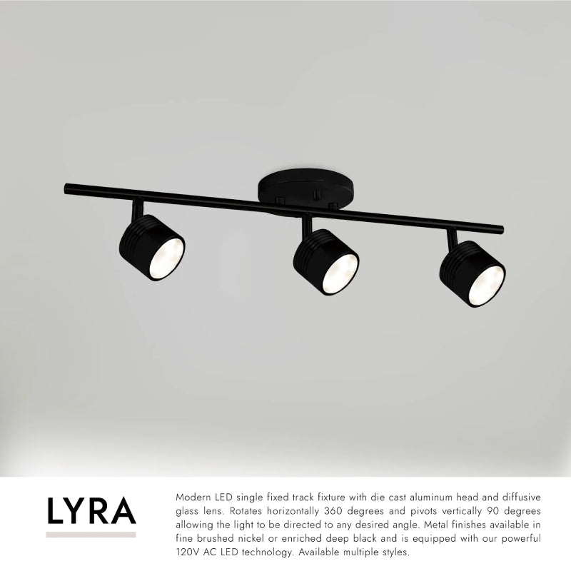 Kuzco TR10022 Lyra 3-lt 23" LED Fixed Track Light