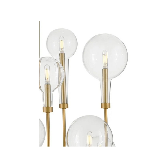 Hinkley 30527 Alchemy 10-lt 30" LED Chandelier - Lacquered Brass