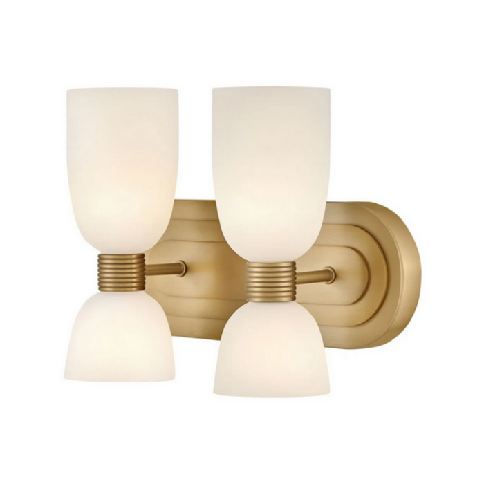 Hinkley 52962 Tallulah 2-lt 12" LED Vanity - Lacquered Brass