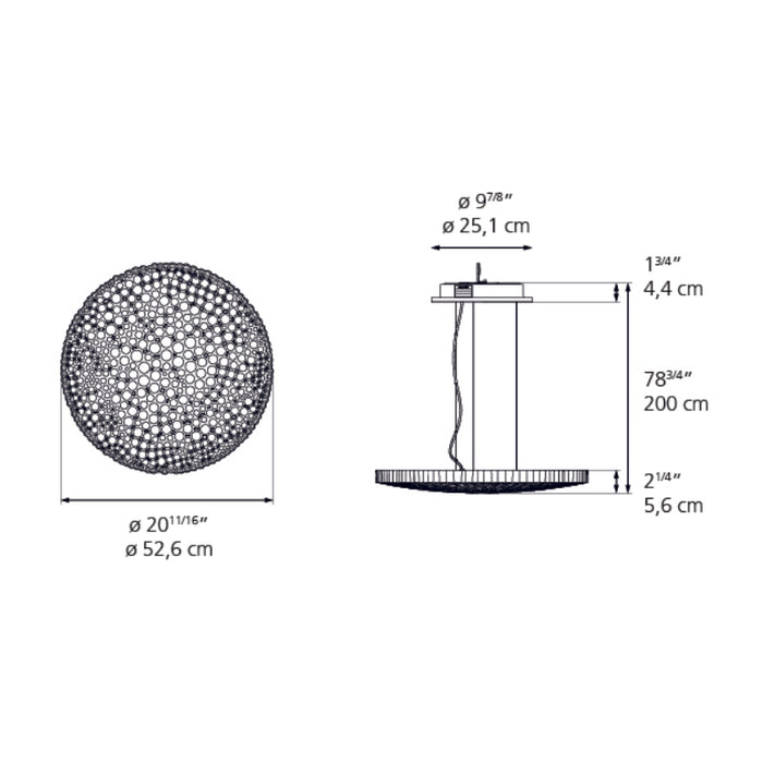 Artemide Calipso LED Suspension