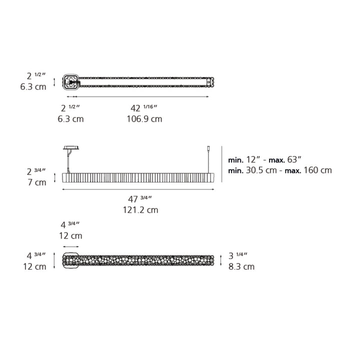 Artemide Calipso 120 LED Suspension