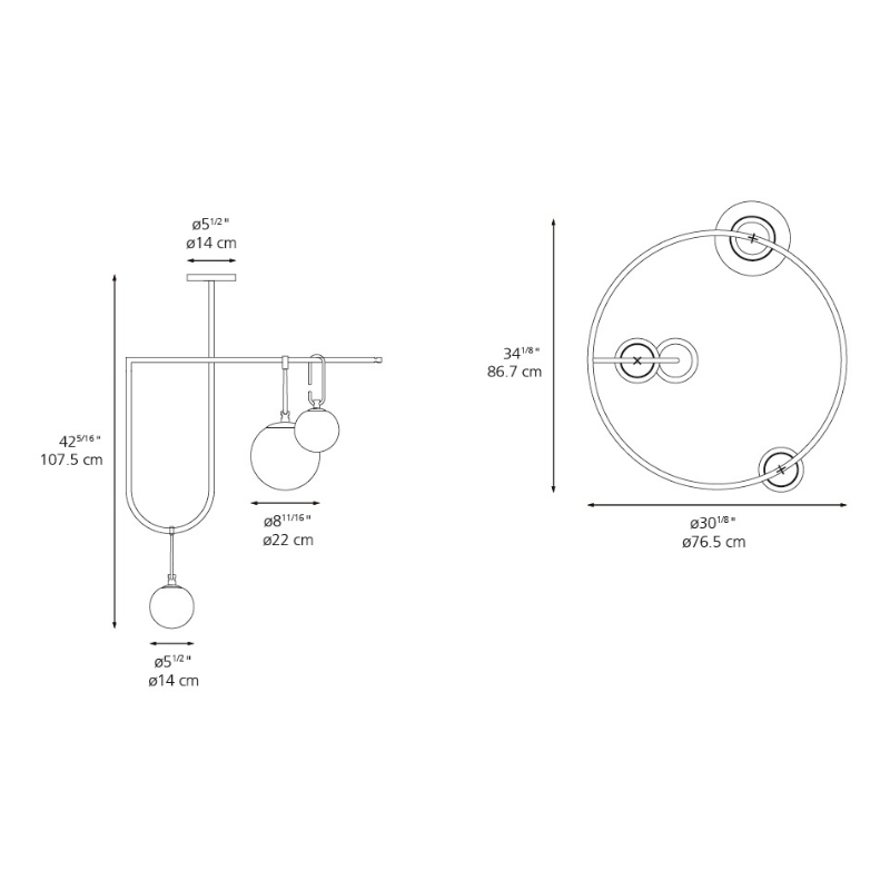 Artemide NH S4 Circular LED Suspension