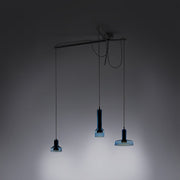 Artemide Stab Light Triple LED Suspension - Acqua Clear