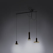 Artemide Stab Light Triple LED Suspension - Brown Clear