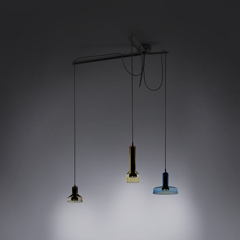 Artemide Stab Light Triple LED Suspension - Multicolor Clear