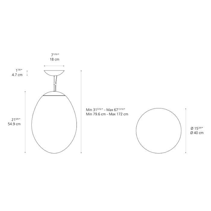 Artemide Stellar Nebula 40 LED Suspension