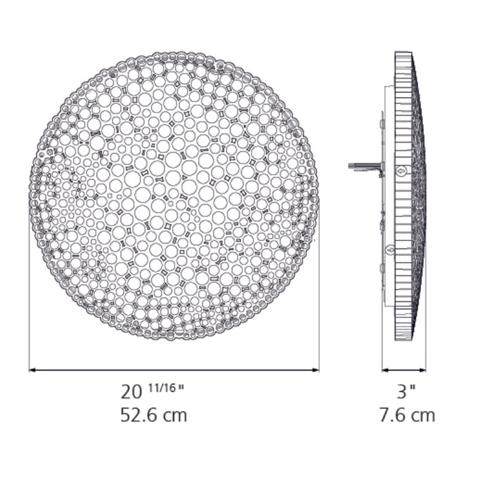 Artemide Calipso LED Ceiling/Wall Light