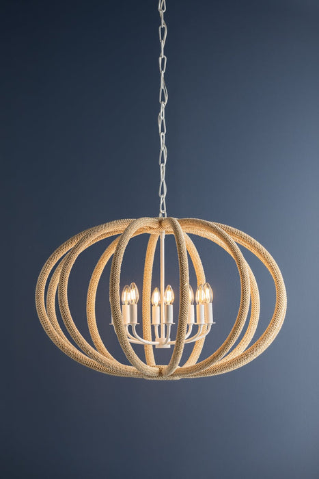 Hudson Valley 1208 Lewiston 8-lt 34" Chandelier
