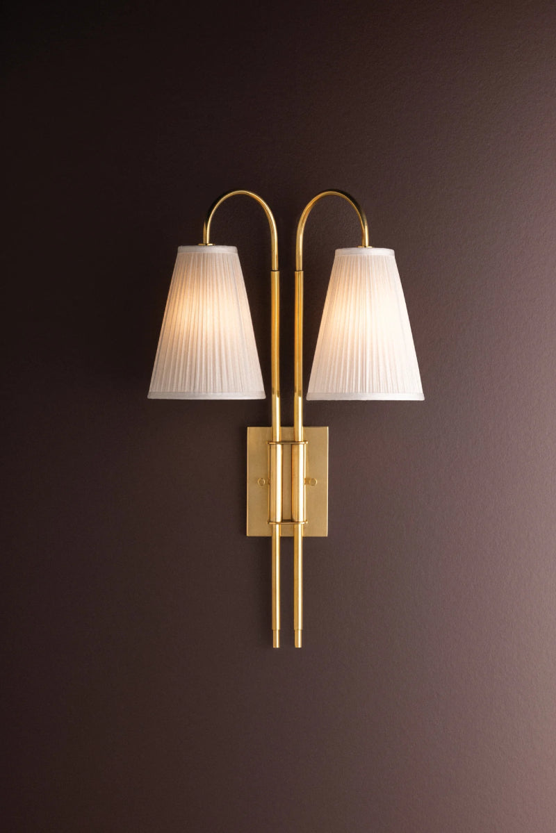 Corbett 585-02 Limoges 2-lt 24" Tall Wall Sconce