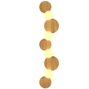 Accord 4224 Luna 4-lt 47" Tall Wall Lamp - Louro Freijo