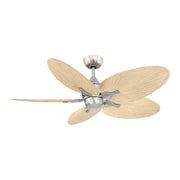 Fanimation MAD3250 Islander 52" Ceiling Fan - Brushed Nickel/Wide Oval/Natural