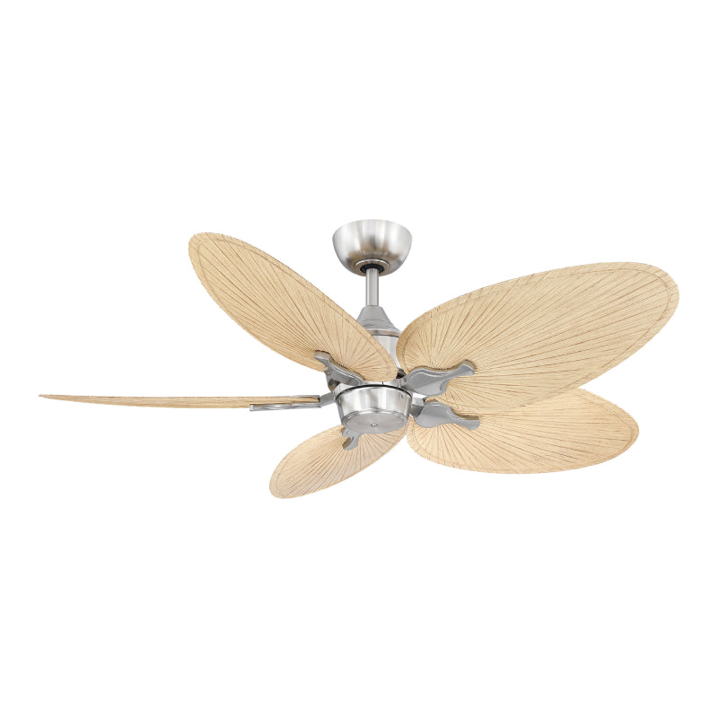 Fanimation MAD3250 Islander 52" Ceiling Fan - Brushed Nickel/Wide Oval/Natural