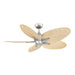 Fanimation MAD3250 Islander 52" Ceiling Fan - Brushed Nickel/Wide Oval/Natural
