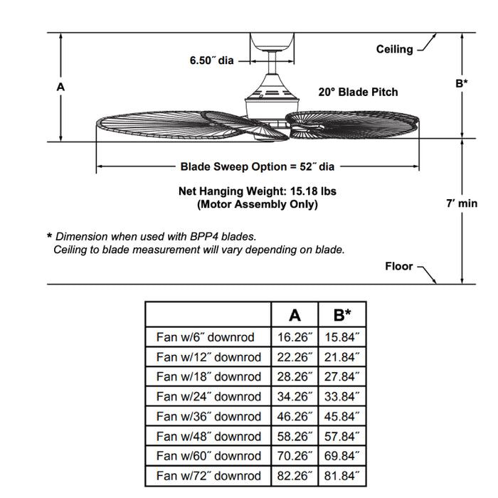 Fanimation MAD3250 Islander 52" Ceiling Fan
