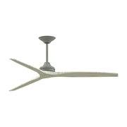 Fanimation MAD6721 Spitfire DC 72" Indoor/Outdoor Ceiling Fan - Antique graphite/Light Oak Blade