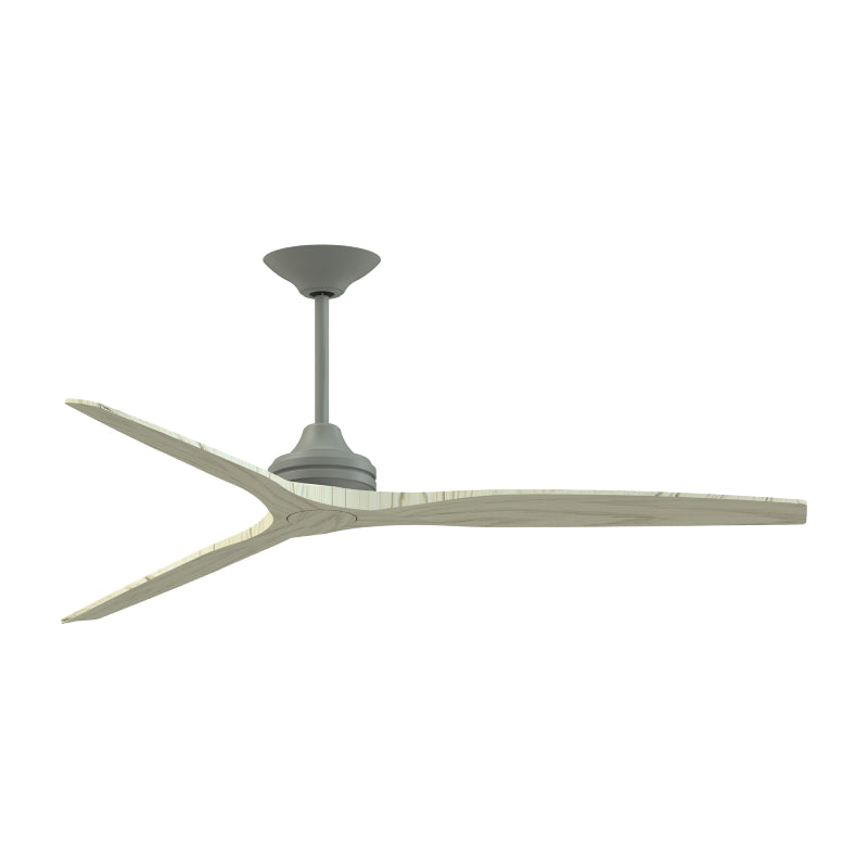 Fanimation MAD6721 Spitfire DC 72" Indoor/Outdoor Ceiling Fan - Antique graphite/Light Oak Blade
