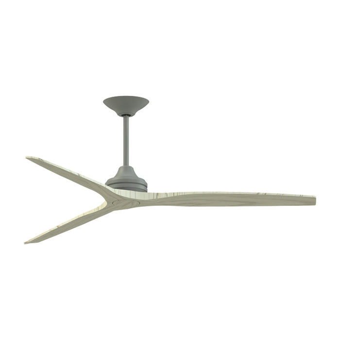 Fanimation MAD6721 Spitfire DC 72" Indoor/Outdoor Ceiling Fan - Antique graphite/Light Oak Blade