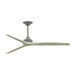 Fanimation MAD6721 Spitfire DC 72" Indoor/Outdoor Ceiling Fan - Antique graphite/Light Oak Blade