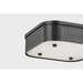 Hudson Valley 4114 Madison Square 1-lt 13" LED Flush Mount - Distressed Bronze